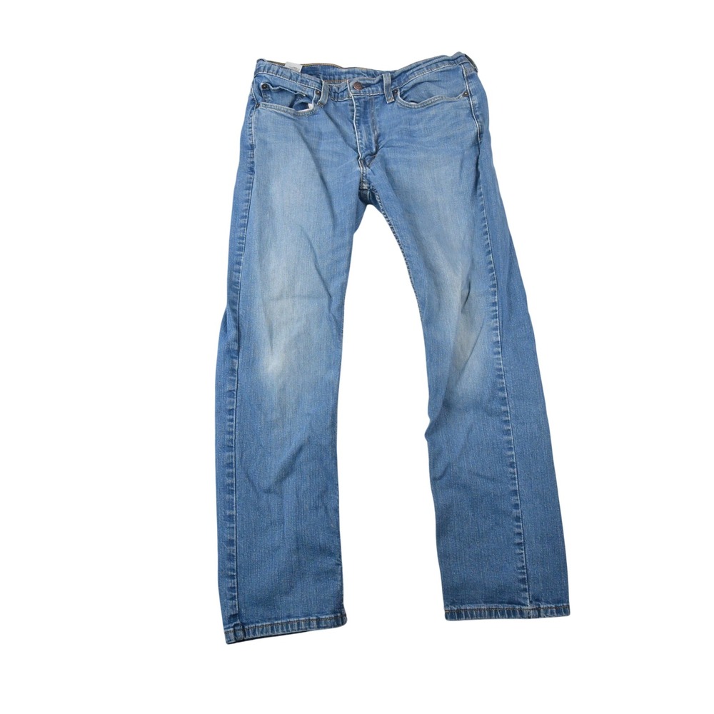 Levi's 514 Straight Fit Jeans Mens 33x30 (Fit 30x27) Blue Wash Denim